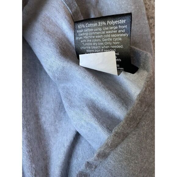 Cuddl Duds Grey Flannel Bed Pillowcase Shams - Picture 3 of 7